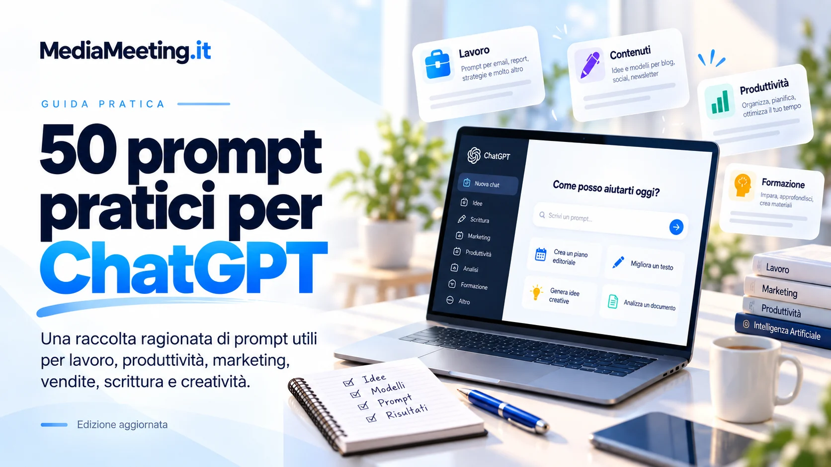 50 prompt pratici per ChatGPT